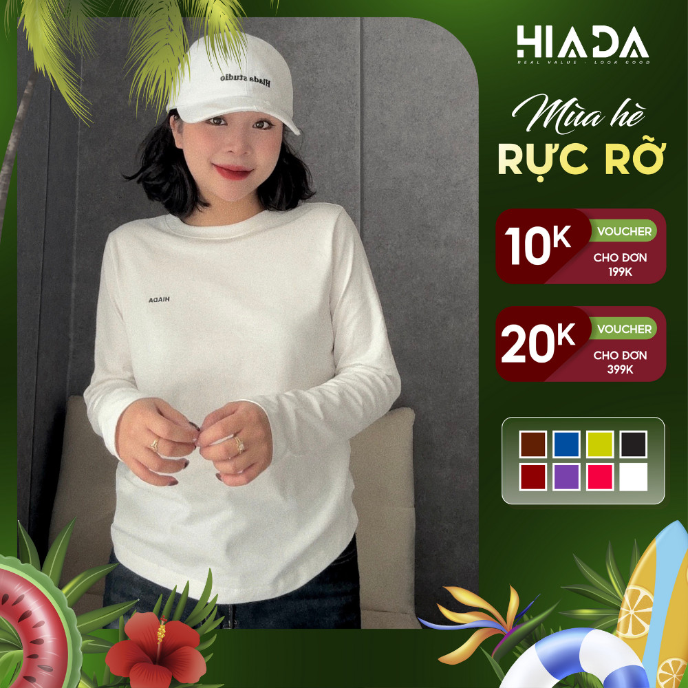 ✅24h Giao hàng】 áo thun tay dài 2025 Các kiểu dáng bán chạy 100% cotton 320gsm Áo nỉ cổ tròn Local B