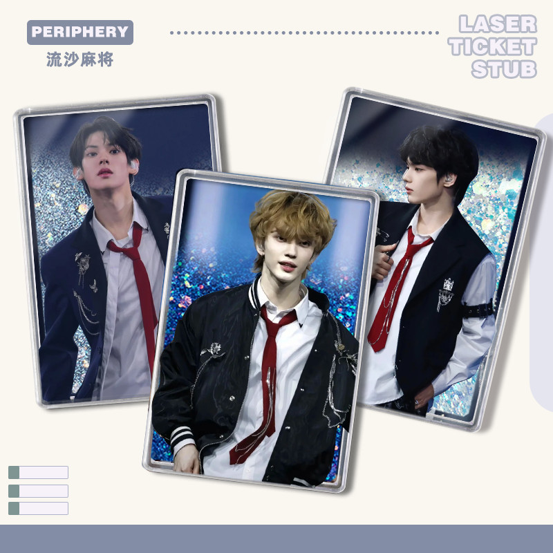 Phong Cách Mới Giảm Giá Tóc Vàng sm Nhóm Nam Hàng Hóa Đứng Thẻ haru jayjay songha Long Lanh Mahjong 