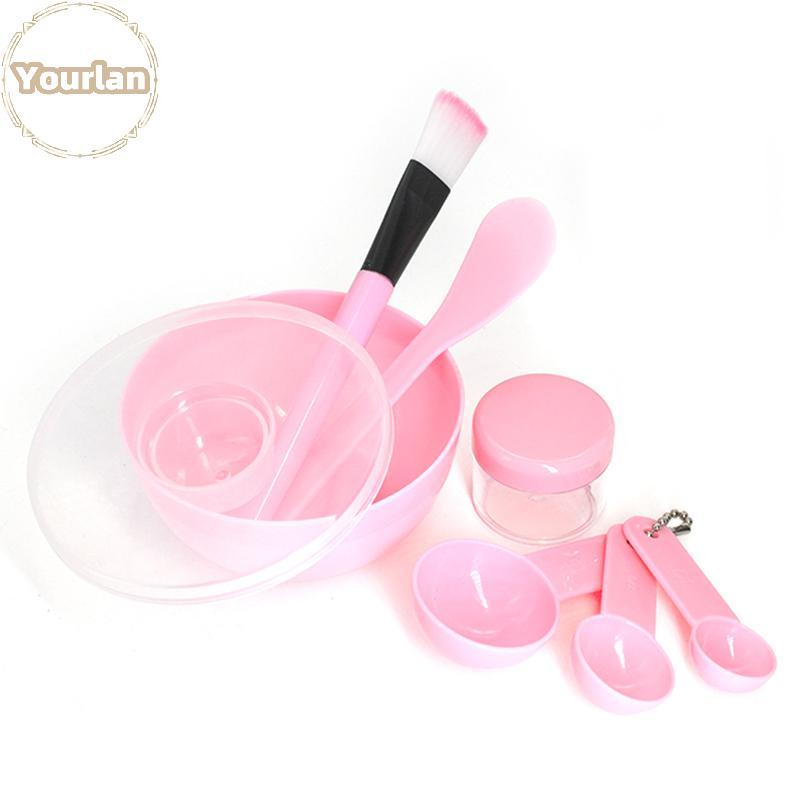 Yourlan Facial Brush Mask Bowl Muỗng Set Mask Brush Bar DIY Beauty Tools Mixing Tools Skin Care Make