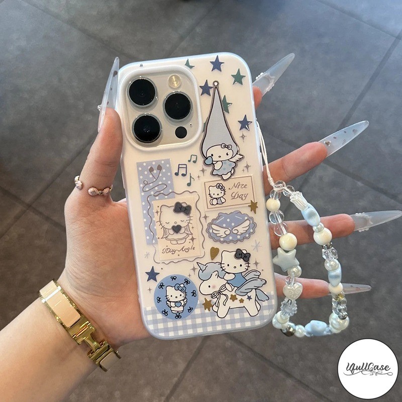 Hello Kitty Ốp Lưng IPhone 15 17 13 11 16 14 12 Pro Max XR XS MAX 17Plus Ốp Lưng Hello Kitty 2 Trong