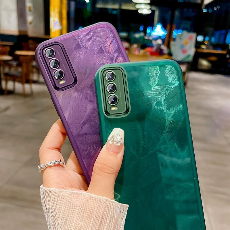 Ốp lưng Áp dụng cho vivo Y20 Y20i Y20s V2029 V2029 _ PK V2027 V2032 Đèn flash gradient màng ống kính