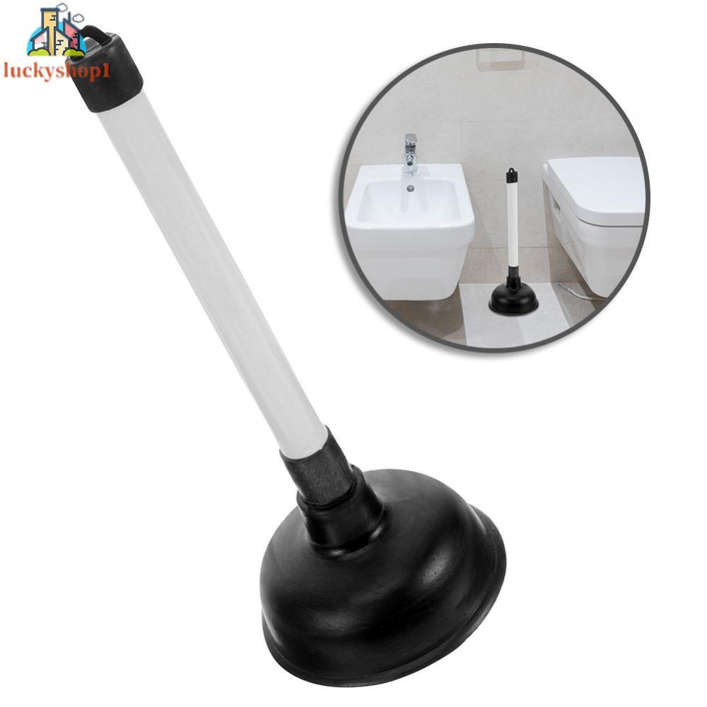 【NEW】Toilet Plunger Long Sturdy Handle Quick Clog Removal Multi-use Tool Clog Remover-BIG SALE