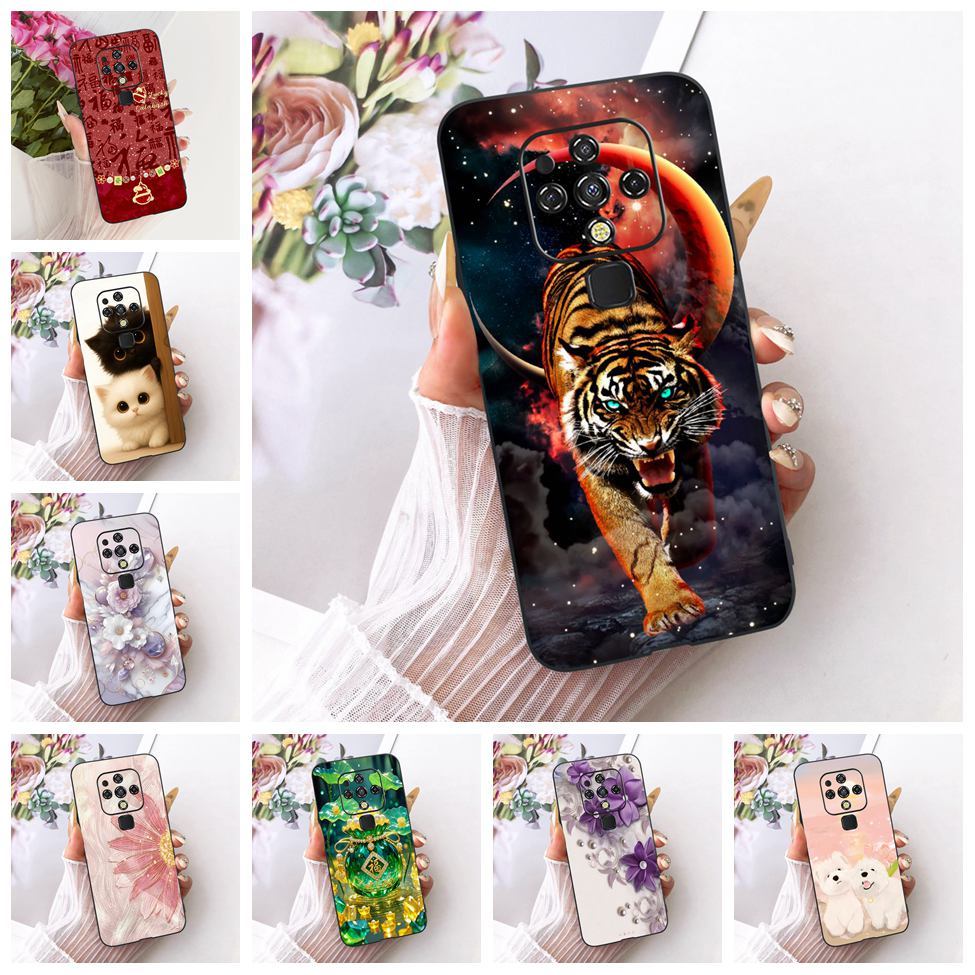 Dành Cho Tecno Camon 16 Ốp Lưng CE7 Thẩm Mỹ Hoạt Hình Dễ Thương Thời Trang Bướm Ngộ nghĩnh Sơn Vỏ Ch