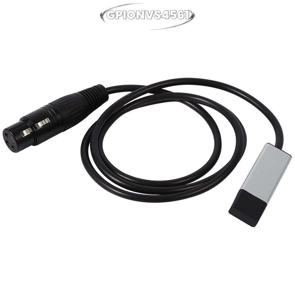 Bộ chuyển đổi USB sang DMX GPIONVS4561, Giao diện USB sang DMX Mini 1m / 39,37 inch, Điều khiển LED 