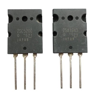 2 Chiếc 1 Cặp A1943 C5200 2SA1943 2SC5200 Cặp Âm Thanh Ống 1 Cái * A1943 + 1 Cái * C5200 TO-3PL Mới 