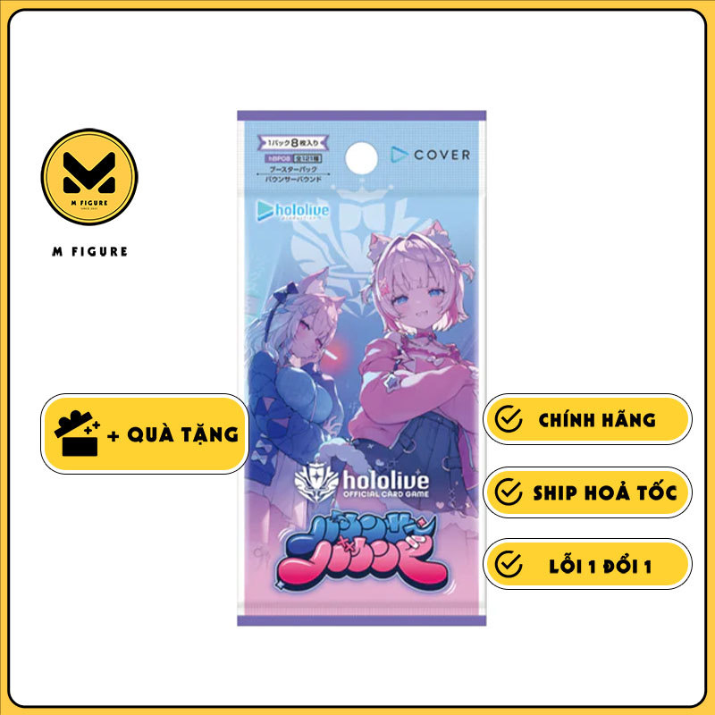 THẺ BÀI Hololive OFFICIAL CARD GAME - Bouncer Bound - Booster Box (Hololive OFFICIAL) PACK CARD CHÍN