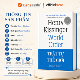 Sách - Trật Tự Thế Giới - Henry Kissinger (Tái Bản Mới Nhất) (Omega Plus)
