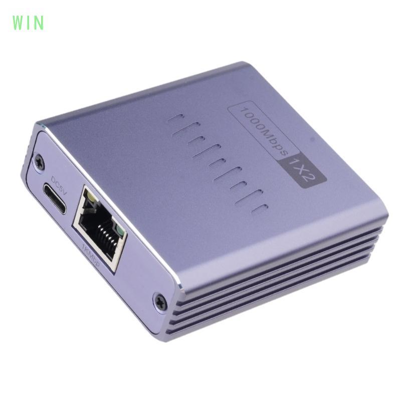 WIN 2 Cổng 1000Mbps RJ45 Gigabit Ethernet Switch 1000Mbps Bộ chia tốc độ nhanh cho mạng