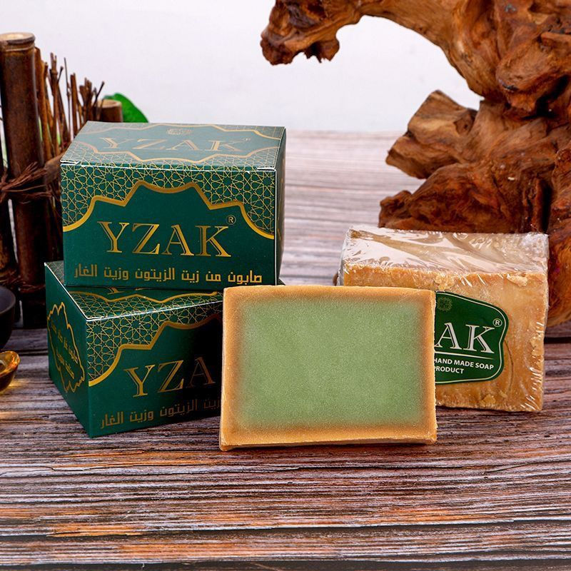 Imported soap for facial cleansing yzak Olive Oil100Yuegui Syria Authentic Ancient New Product12y Ha