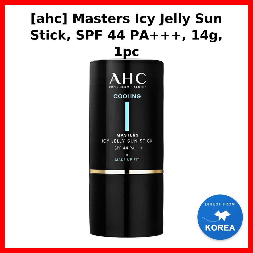 [ahc] Que chống nắng Masters Icy Jelly, SPF 44 PA + + +, 14g, 1pc / Que chống nắng Hàn Quốc / SPF44 