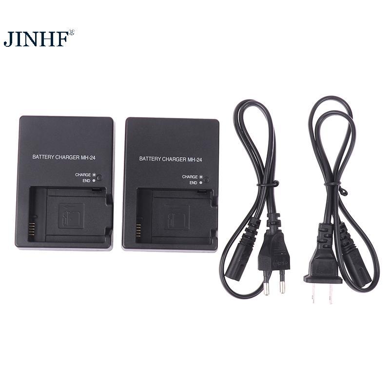 Bộ sạc pin JINHF cho máy ảnh MH-24 Mh24 EN-EL14 P7100 P7000 D5100 D3100 Bộ sạc pin HOT