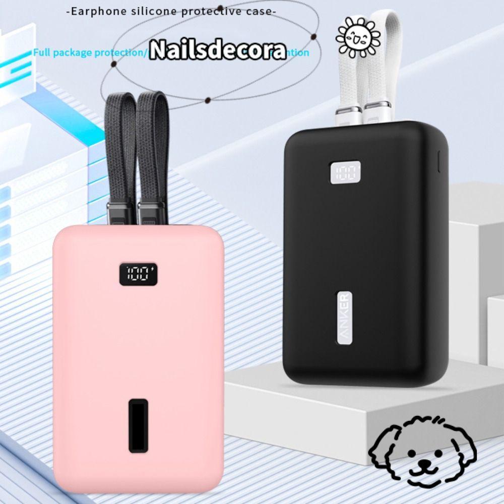NAILS Bảo vệ bộ sạc di động, túi đựng silicon a1681, Vỏ bảo vệ toàn diện mềm chống sốc cao cấp cho A