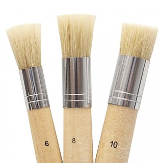 [DA ĐEN] Bộ 3 Cọ Stencil Mont Marte