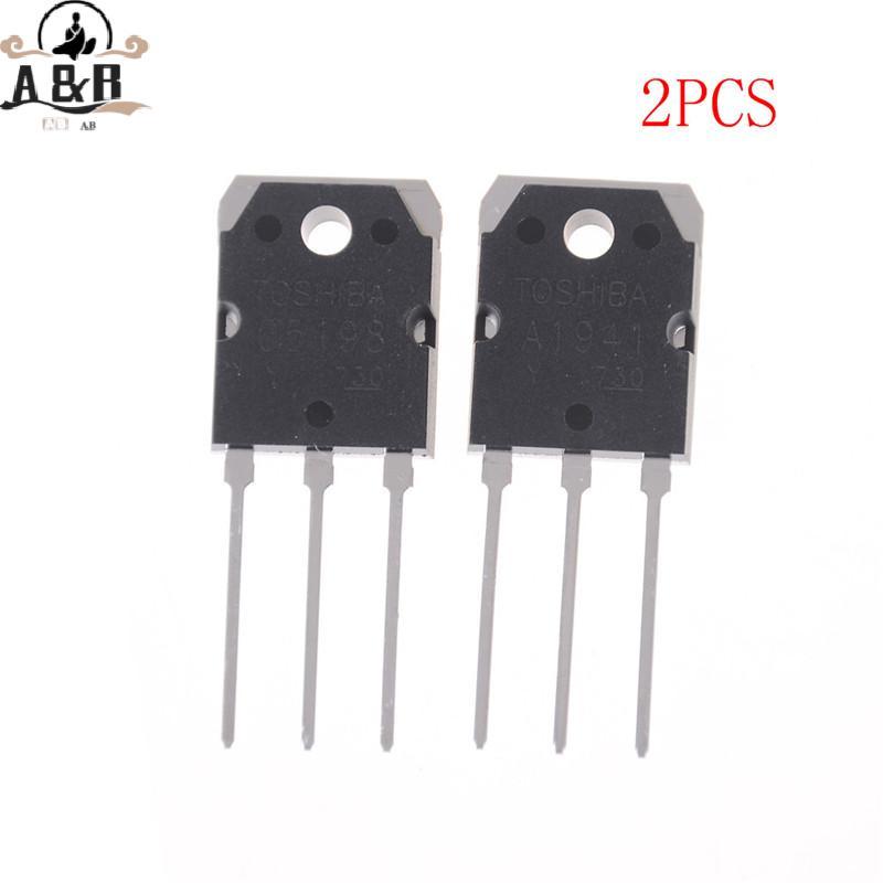 [A & B] 1 cặp (2 chiếc) 2SA1941 & 2SC5198 Transistor A1941 & C5198 {vn}