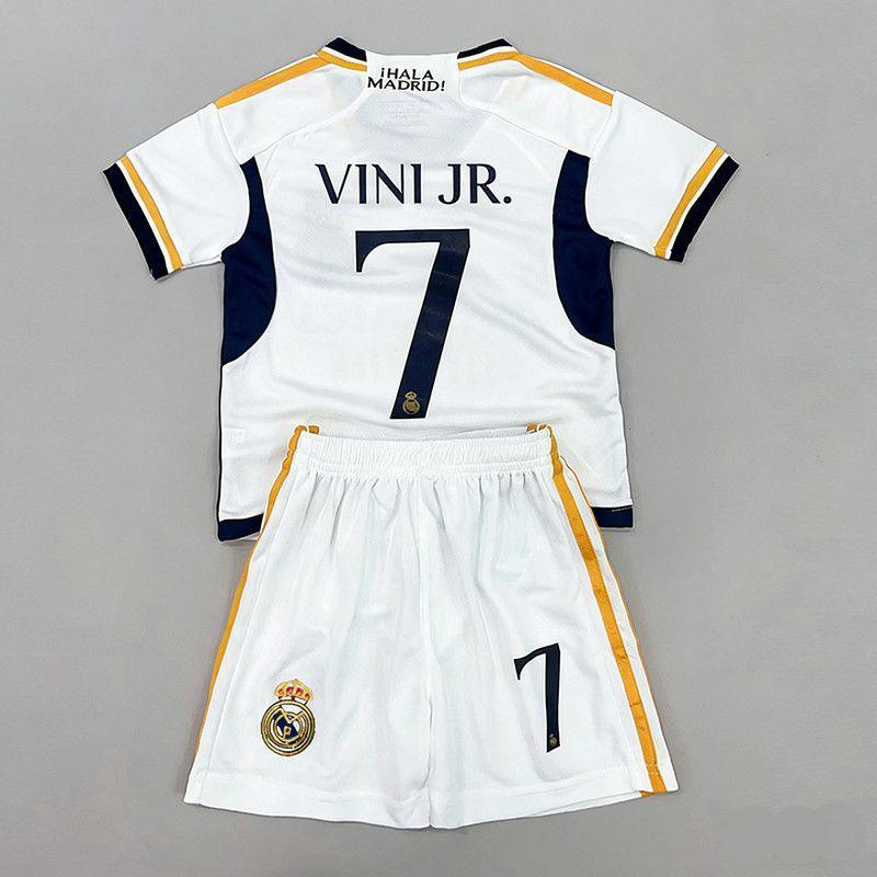 [Trận đấu nhỏ dễ thương] 2526 Royal Horse Home Adult Children Royal Horse Football Jersey Suit No. 7