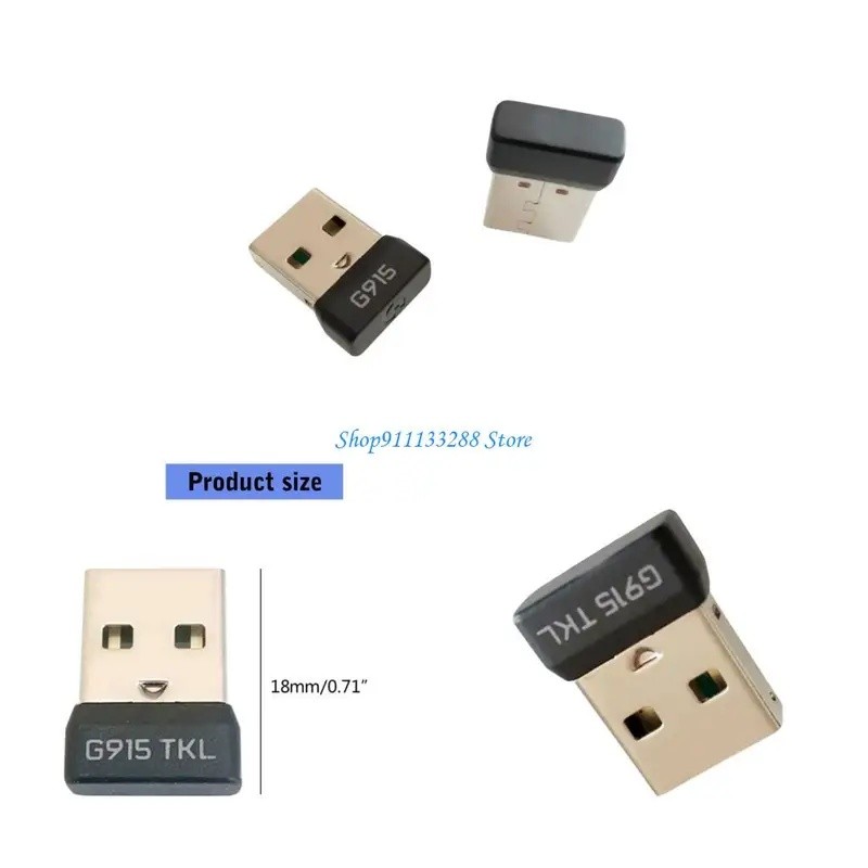 WENew USB Thu Không Dây Dongle Thu USB Adapter Cho Bàn Phím G915 G915 TKL