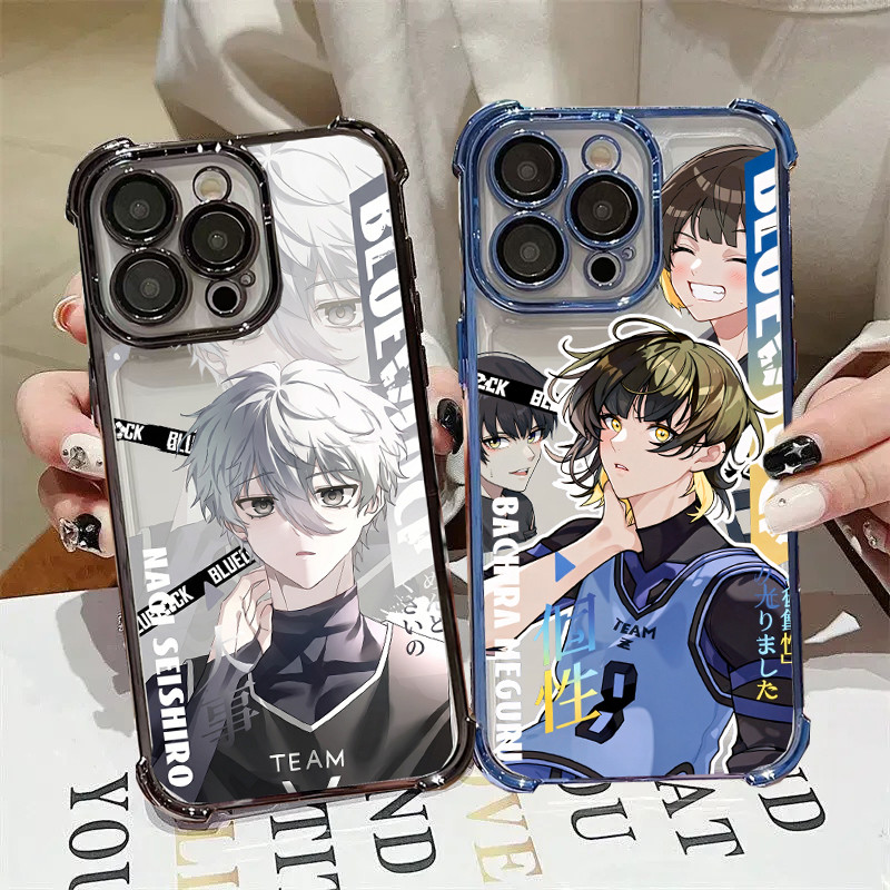 Ốp Điện Thoại Anime BLUE LOCK Cho Iphone 17 16 Pro Max 17 Air 16e 15 14 13 Pro Max 15 16 Plus 15 + 1