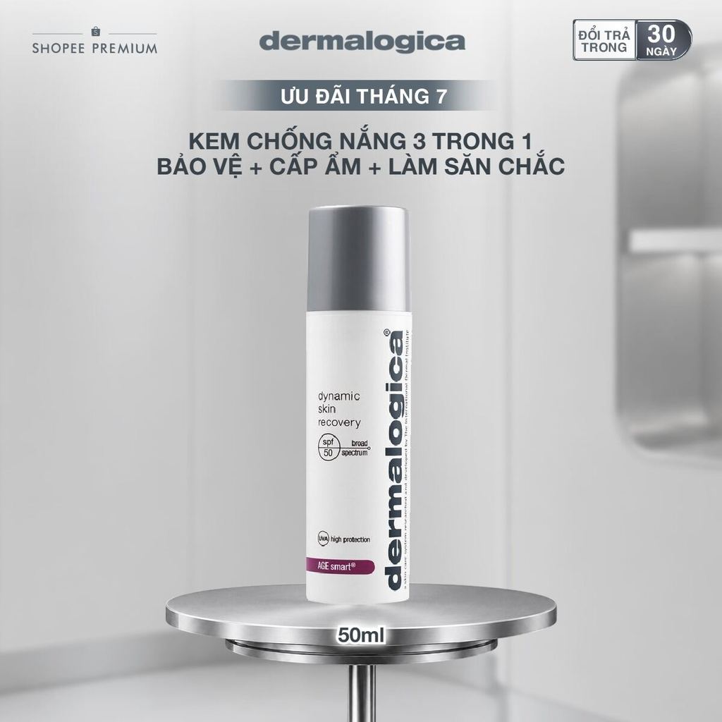 Kem chống nắng 3 trong 1 Dermalogica Dynamic Skin Recovery SPF50 50ml