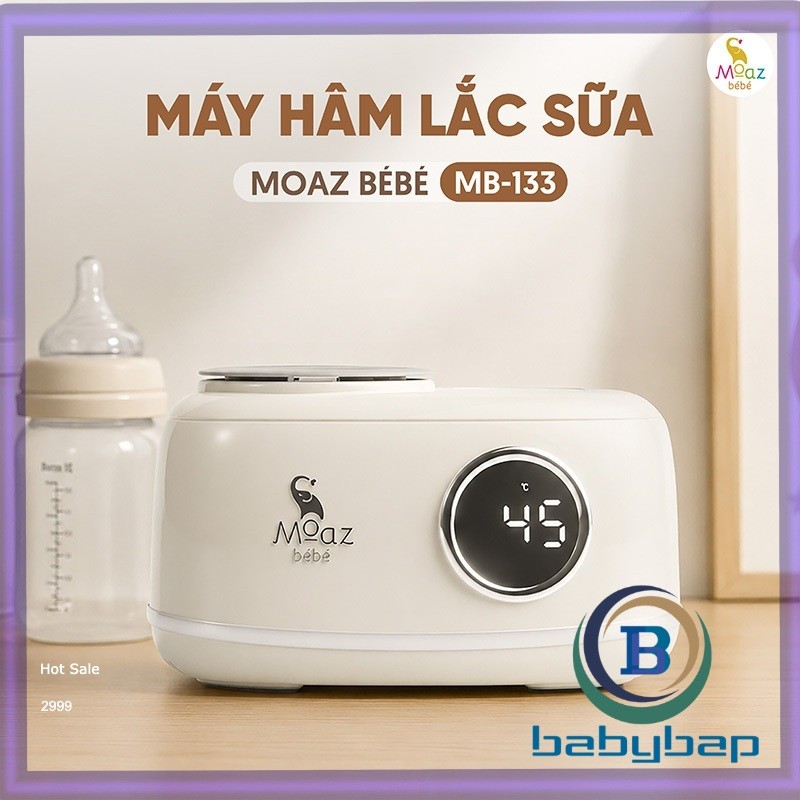 Máy Hâm Lắc Sữa Moaz BéBé MB-133 Shop Babybap