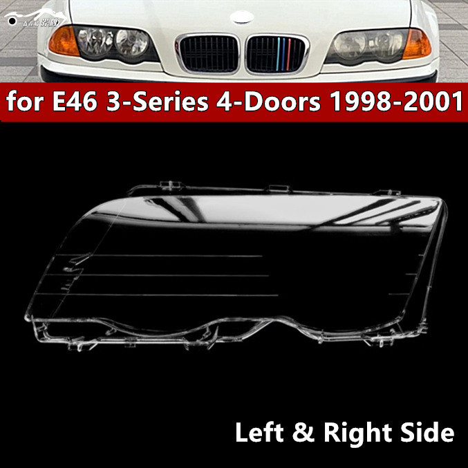 Thích hợp cho BMW 98 99 00 01 Phong Cách 3 Series E46 Đèn Pha E46 Đèn Pha Trong Suốt Bốn Cửa Đèn Vỏ 