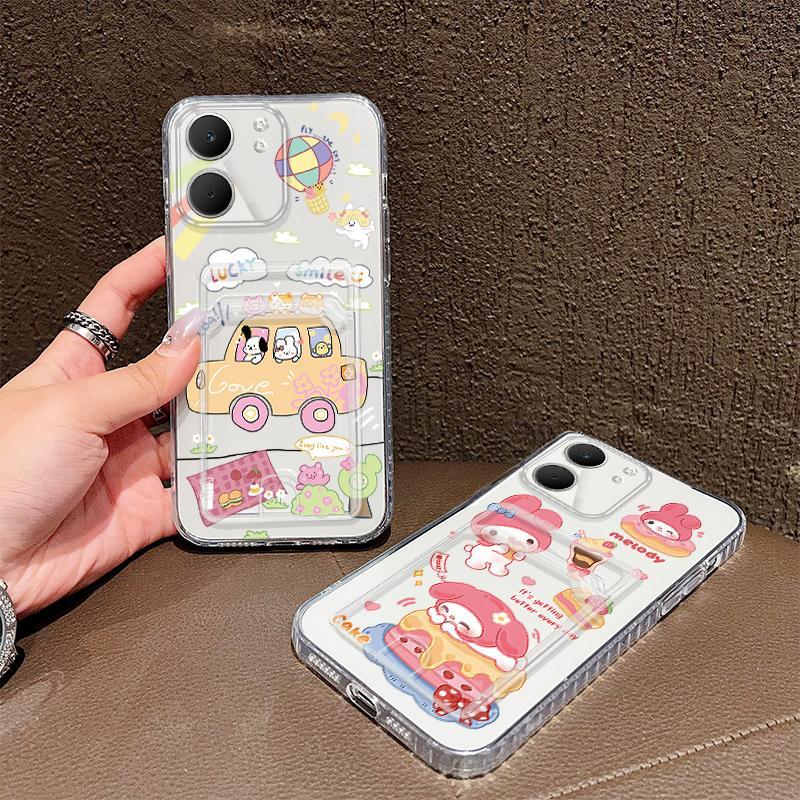 Hộp đựng thẻ cho OPPO A5X A6X A6 A6 Pro 4G Melody Clear Case