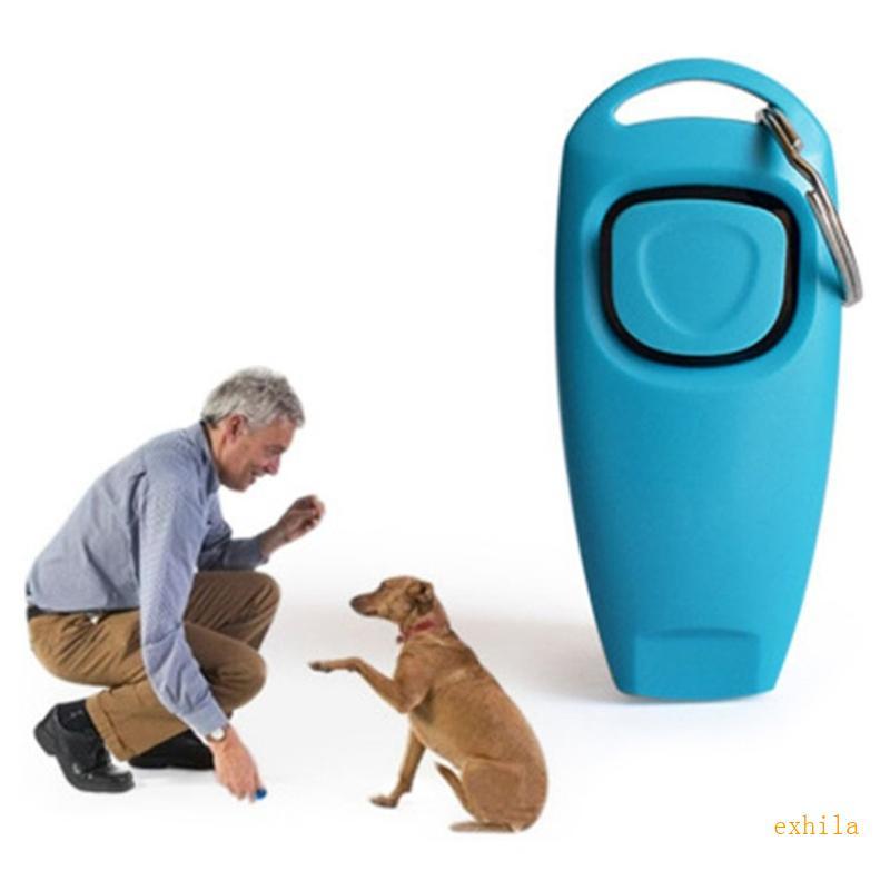 Exhila Clicker Huấn Luyện Cho Chó Huấn Luyện Thú Cưng Clicker Còi Có Móc Khóa Chó Clicker