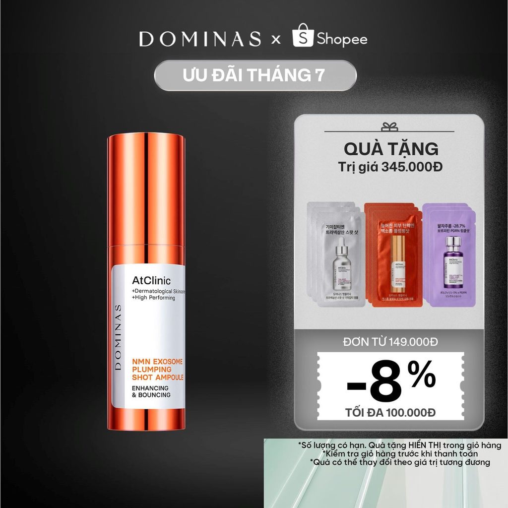 [DOMINAS OFFICIAL] Tinh chất tăng cường độ đàn hồi, nâng cơ TG Dominas At Exo Plumping Shot Ampoule 