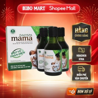 Dung dịch tắm cho sản phụ sau sinh Dao Spa Mama (Hộp 3 lọ) - Bibo Mart