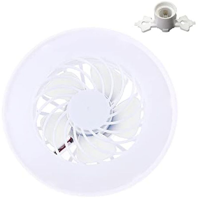 Quạt E27 Tán Quạt Điện Thông Minh Trần Đèn 10W Với E27 Bóng Đèn LED Đế Ổ Cắm Đèn Cho Quạt Cắm Trại T