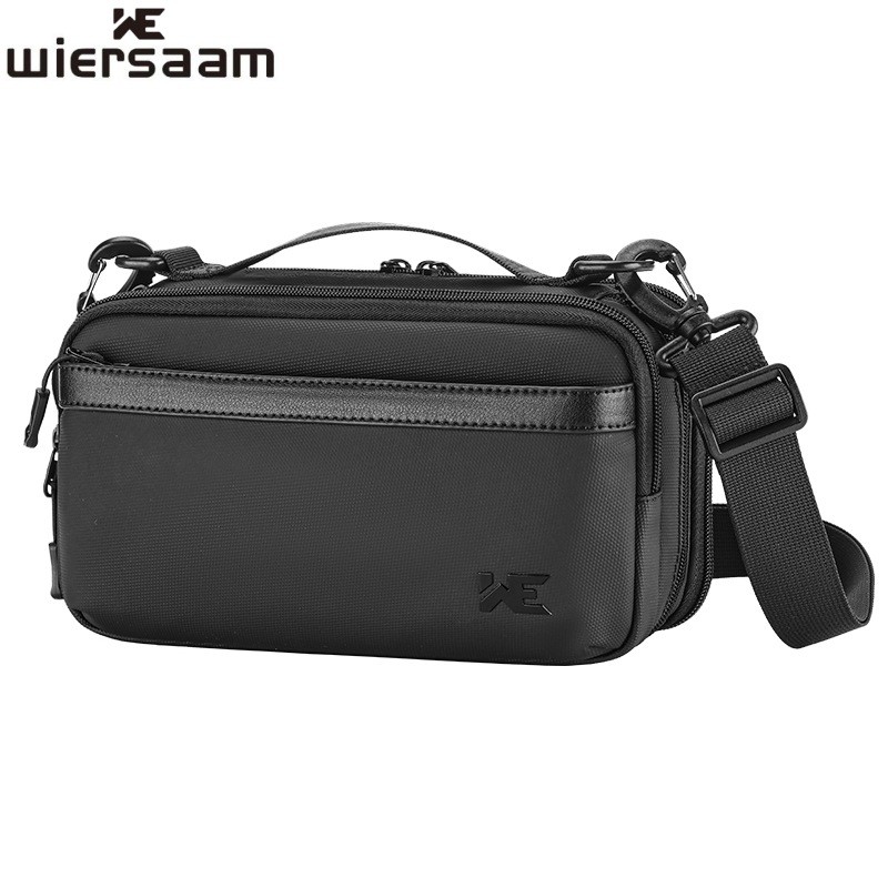 New crossbody bag for men, niche fashion shoulder bag, business travel chest large-capacity crossbod
