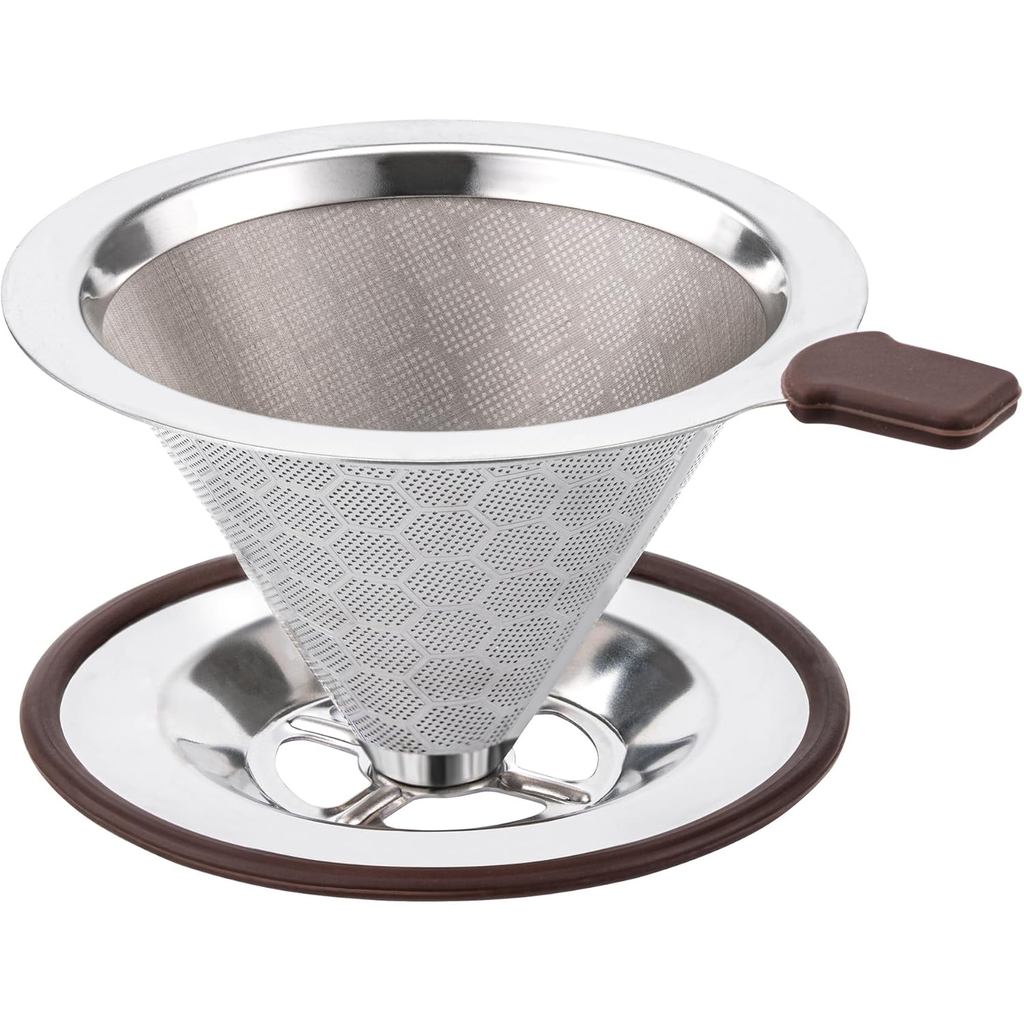 Máy nhỏ giọt cà phê rót cho cốc YETI 14oz, Bộ lọc cà phê bằng thép không gỉ tái sử dụng không cần gi