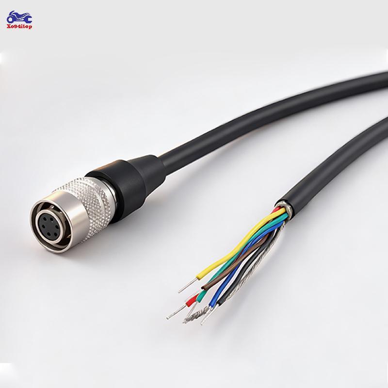 XOITOP HR10A-7P-6S 6Pin Camera Công Nghiệp I / O Cáp Kích Hoạt Chống Uốn Cong Linh Hoạt Với Bộ Chuyể
