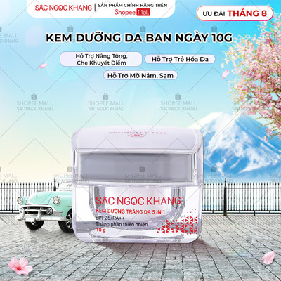 Kem dưỡng da Ban Ngày Sắc Ngọc Khang 5in1 10g Sắc Ngọc Khang - dưỡng ẩm, dưỡng sáng, mờ nám, sạm, tàn nhang
