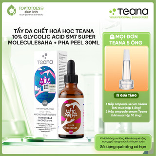 [HÀNG NHẬP KHẨU] Tẩy da chết hoá học Teana 10% Glycolic Acid SM7 Super Molecules AHA + PHA Peel giảm mụn và làm sáng da