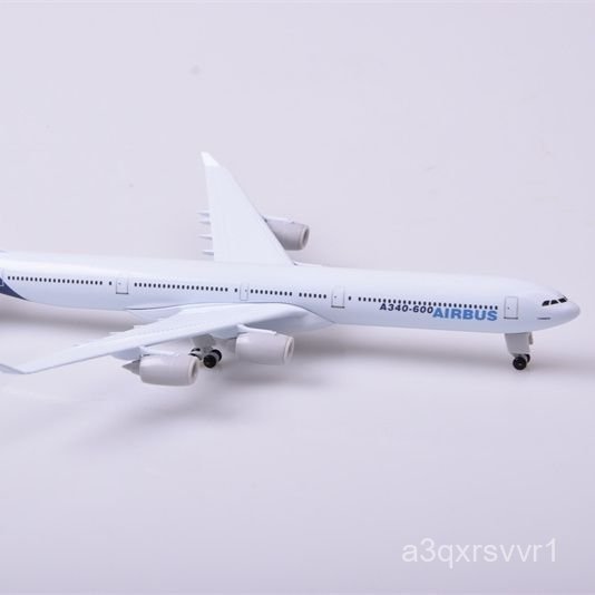 Mô hình máy bay Airbus A340-600 hợp kim 20cm quà tặng lưu niệm hàng không cao cấp sắc nét giao nhanh