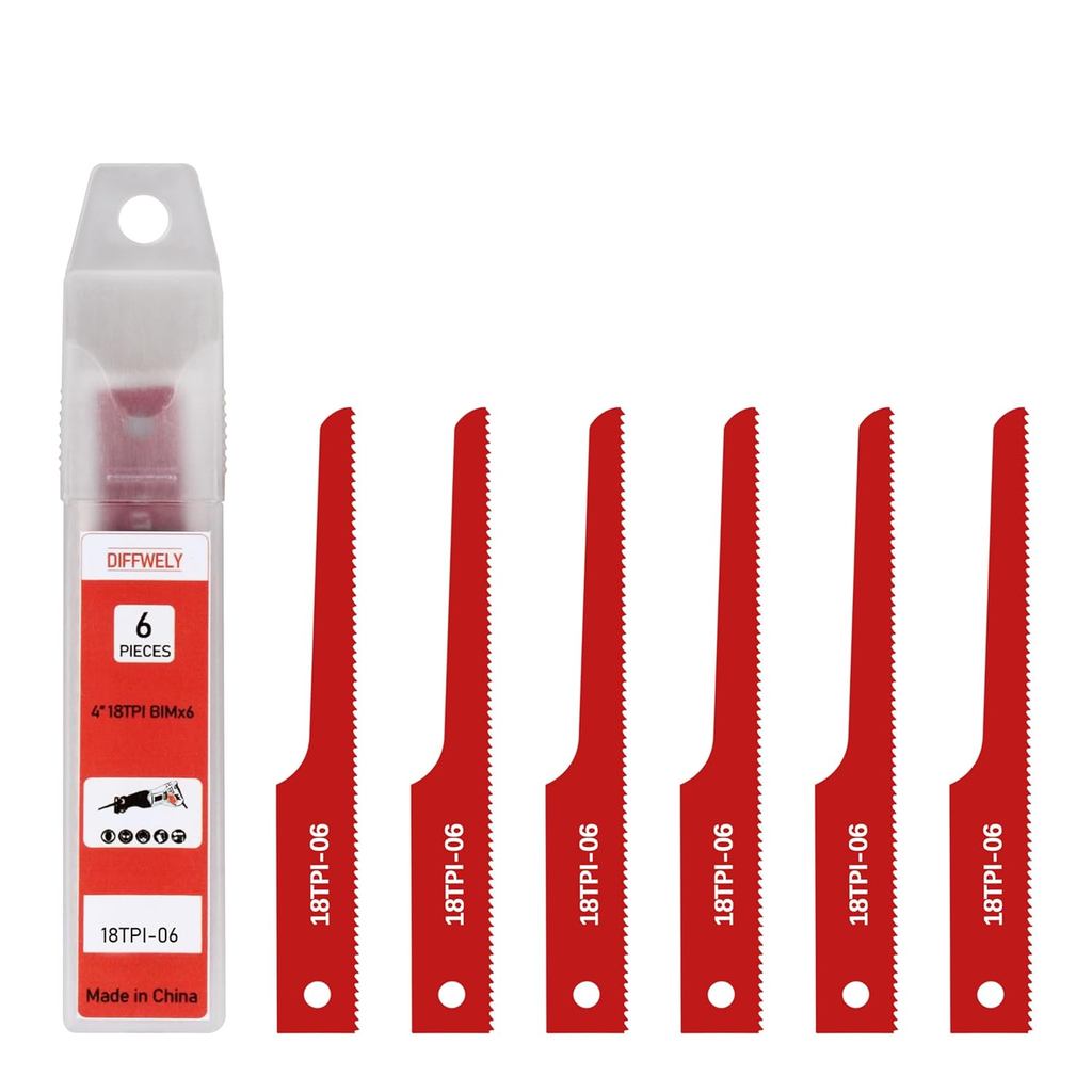 Lưỡi cưa chuyển động không khí P4EV-6 Phù hợp cho máy cưa không khí Ingersol Rand, 4 ” 18 TPI Fine c