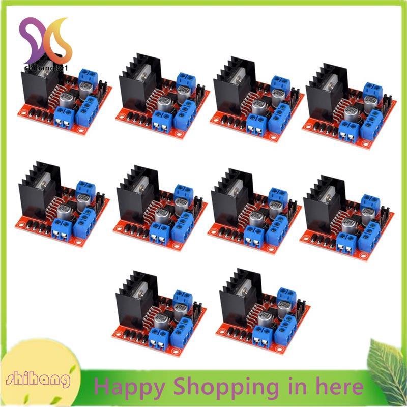 10 Chiếc L298N Động Cơ Điều Khiển Ban DC Stepper Motor Robot Breadboard Peltier Công Suất Cao Dual H