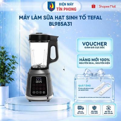 Máy làm sữa hạt sinh tố Tefal BL985A31 - Công suất 1300W - Đi kèm 2 cối - Bảo hành 24 tháng
