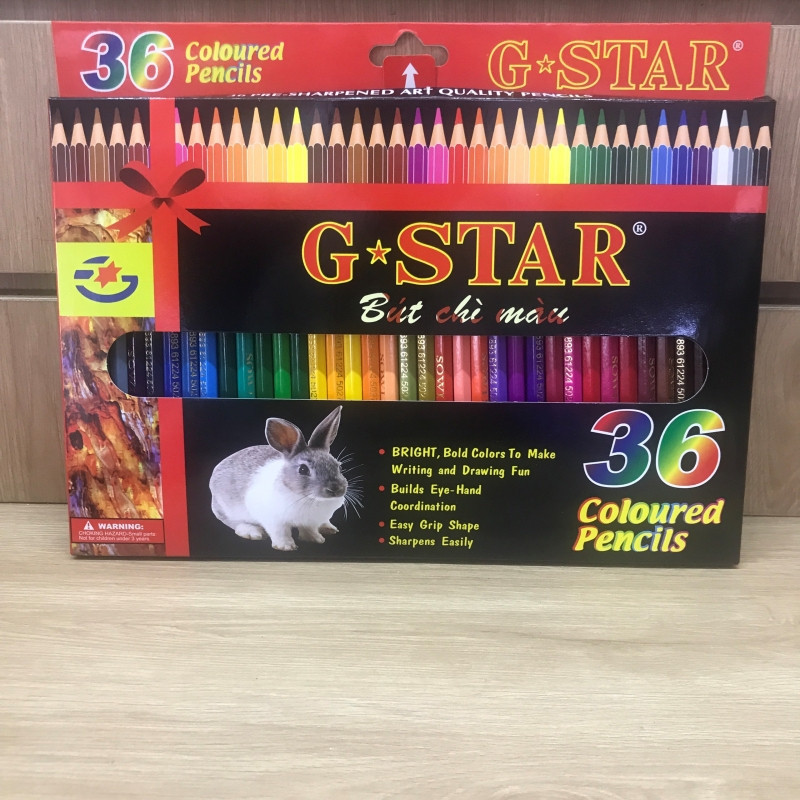 Bút Chì Màu 12-24-36 48 Màu gstar |