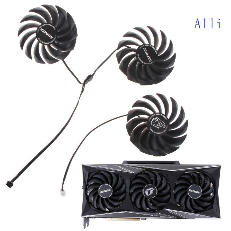 Alli 1 3 Miếng 88mm 4Pin Card Đồ Họa Quạt Làm Mát Cho Nhiều Màu Sắc GeForce RTX3090Ti Vulcan 3080Ti 