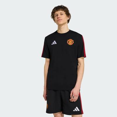 adidas Bóng đá Áo Thun Manchester United DNA Nam Đen KH4793