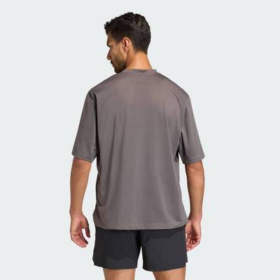 adidas Gym & Training Áo Thun Lưới Tập Luyện D4T PrimeLift Essentials Nam nâu KF0956