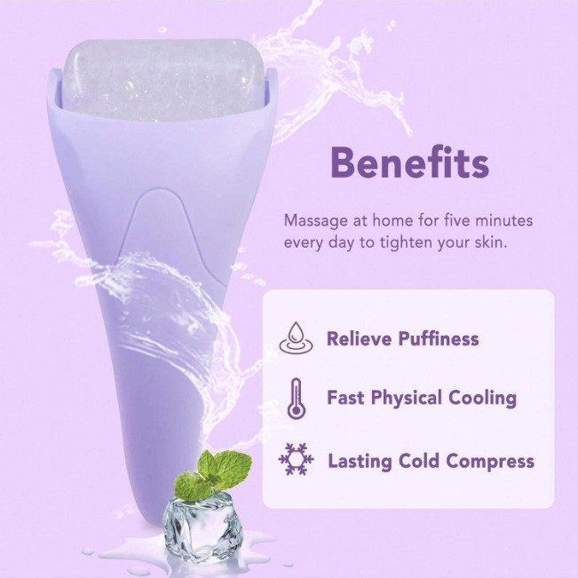 Ice Roller Ice Roller Ice Roller Facial Beauty Ice Pack Một Dụng cụ lăn băng Gói lạnh Dụng cụ làm má