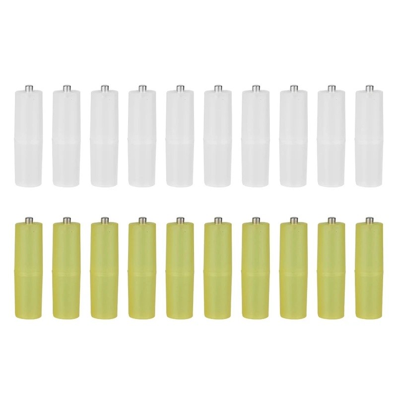 HB 10 Chiếc AAA Sang AA Kích Thước Tế Bào Chuyển Đổi Pin Adapter Pin Giá Đỡ Ốp Lưng Switcher AAA San