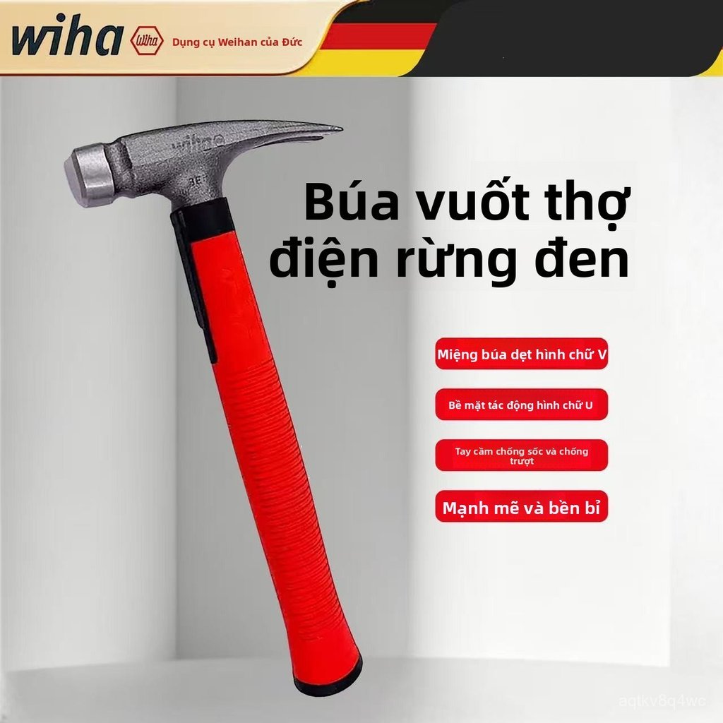 Búa nhổ đinh Wiha Đức đa năng chất lượng thép hợp kim cao cấp tay cầm chống trượt