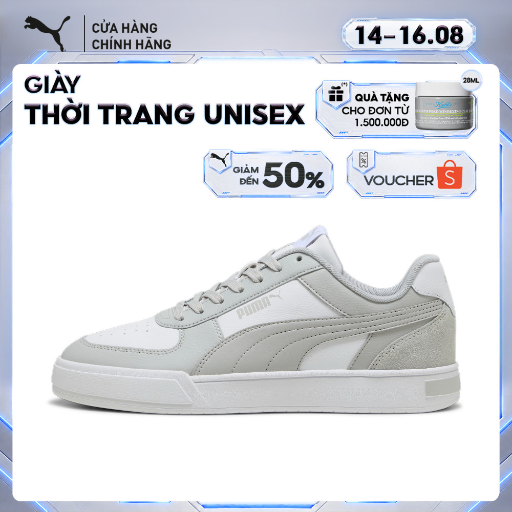 Giày thời trang PUMA Unisex Caven Mix Ash Gray-Ash Gray-White Màu Xám