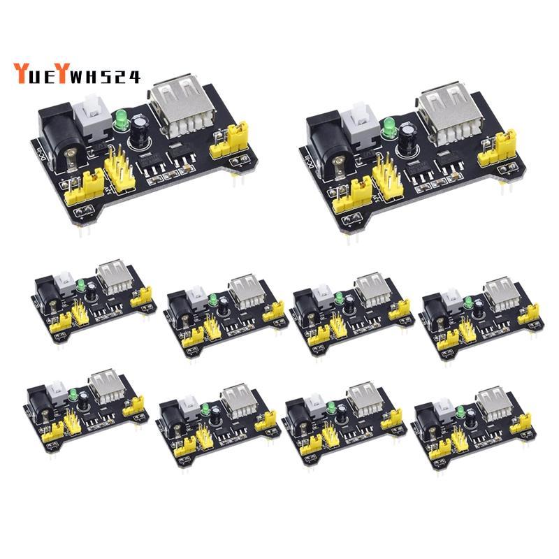 10 Chiếc Cho MB102 Breadboard Bộ Mô-đun Cung Cấp Nguồn 2 Chiều 3.3V 5V Cho MB102 Breadboard Module K