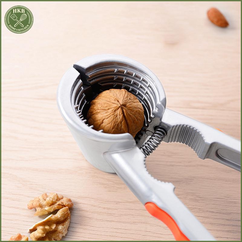 [SH] Hợp kim kẽm Nutcracker Sheller Crack Almond Walnut Pecan Hazelnut Filbert Nut Kitchen Nut Shell