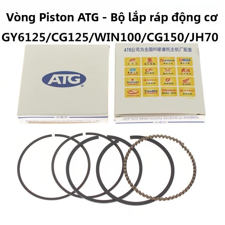Xéc măng piston xe máy ATG Anqing 70 100 125 150 chính hãng chịu mài mòn cao cấp bền bỉ bán chạy gia