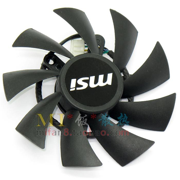 Quạt đồ họa MSI msiN460GTXN560GTX 1G570 580GTX HD6870